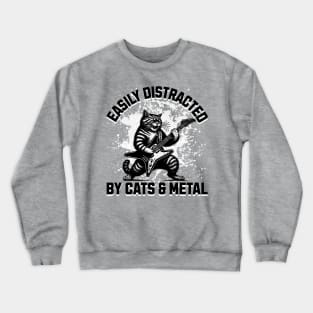 Cats and Metal Crewneck Sweatshirt